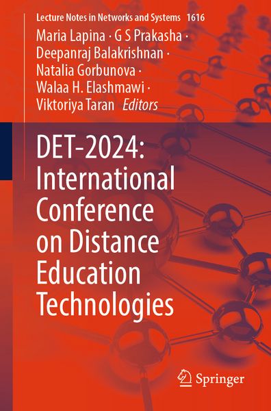 Produktbild: DET-2024: International Conference on Distance Education Technologies