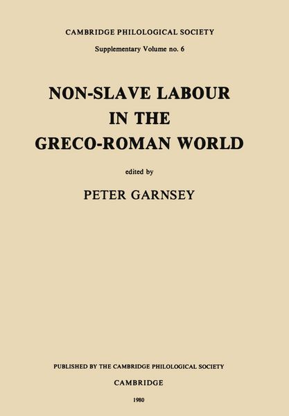 Produktbild: Non-Slave Labour in the Greco-Roman World