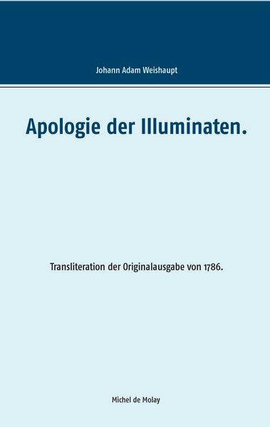 Produktbild: Apologie der Illuminaten.