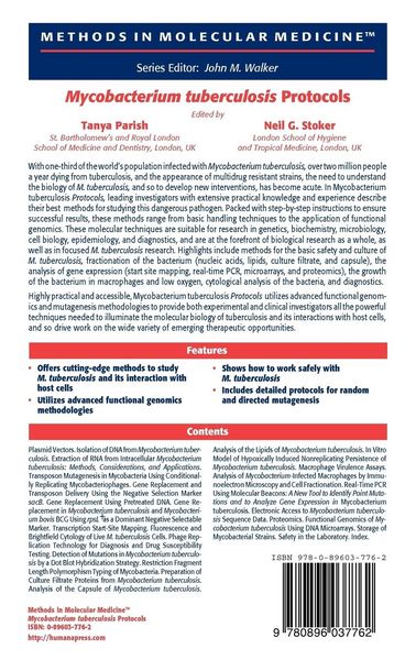 Produktbild: Mycobacterium Tuberculosis Protocols
