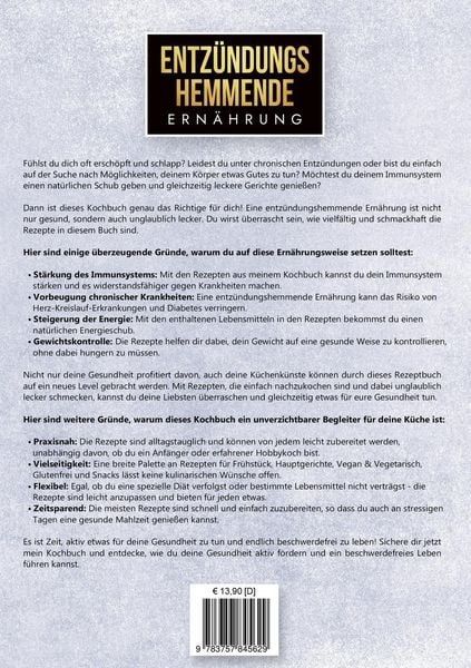 Produktbild: Entz&uuml;ndungshemmende Ern&auml;hrung