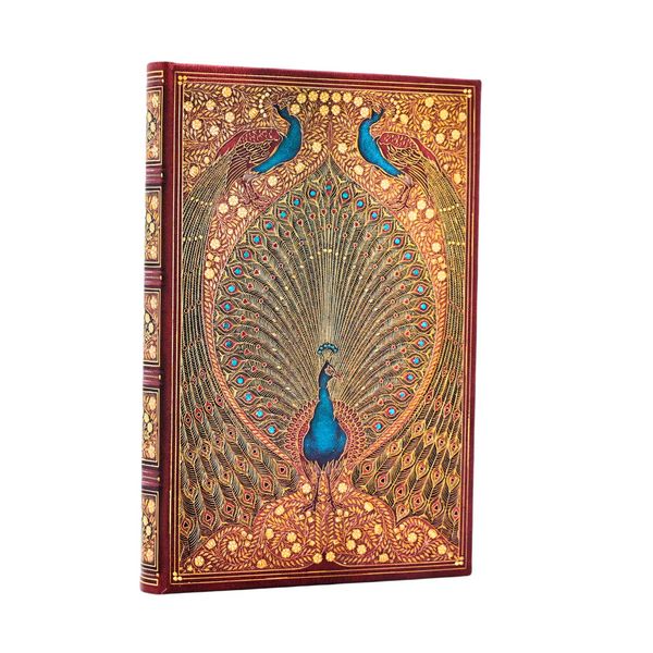 Produktbild: Hardcover Notizbuch, Hafiz&lsquo; Pfauen, Mini, Unliniert