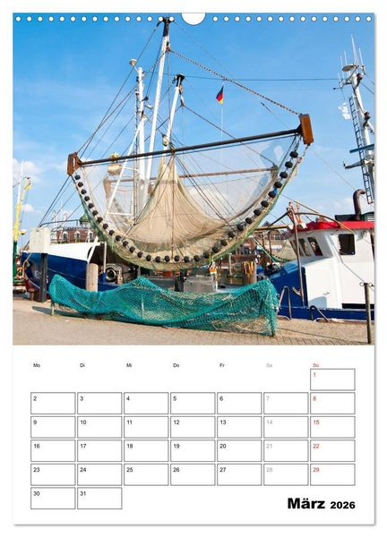 Produktbild: Neuharlingersiel Hafenromantik / Planer (Wandkalender 2026 DIN A3 hoch), CALVENDO Monatskalender