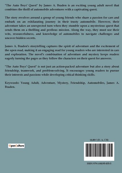 Produktbild: The Auto Boys' Quest