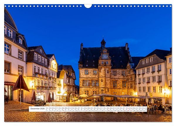 Mein historisches Marburg (Wandkalender 2026 DIN A3 quer), CALVENDO Monatskalender