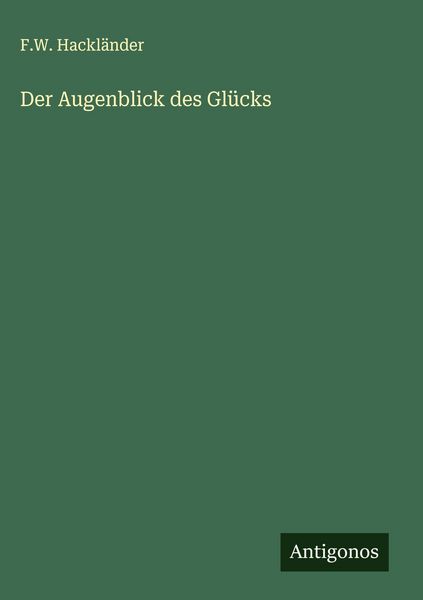 Produktbild: Der Augenblick des Gl&uuml;cks