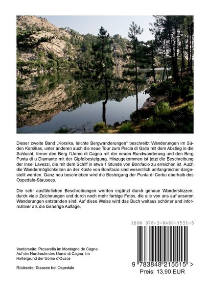 Produktbild: Korsika, leichte Bergwanderungen Band 2: S&uuml;dkorsika