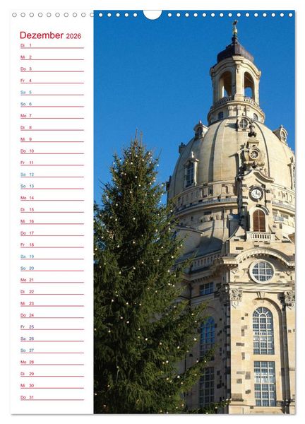 Produktbild: Frauenkirche Dresden (Wandkalender 2026 DIN A3 hoch), CALVENDO Monatskalender