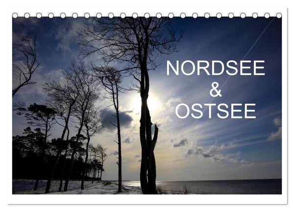 Nordsee & Ostsee (Tischkalender 2026 DIN A5 quer), CALVENDO Monatskalender