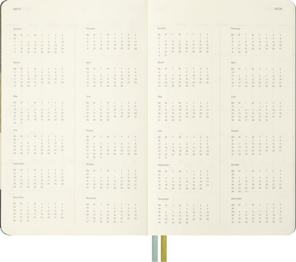 Produktbild: Moleskine 18 Monate Der Herr der Ringe Wochen-Notizkalender 2026/2027, L/A5, 1 Wo = 1 Seite, fester Einband