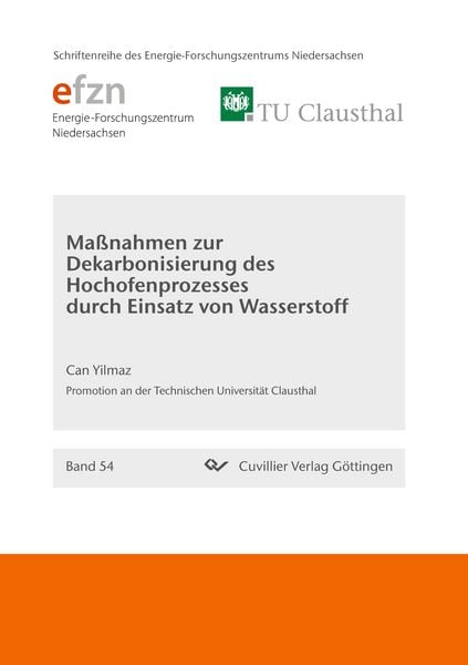 Produktbild: Ma&szlig;nahmen zur Dekarbonisierung des Hochofenprozesses durch Einsatz von Wasserstoff