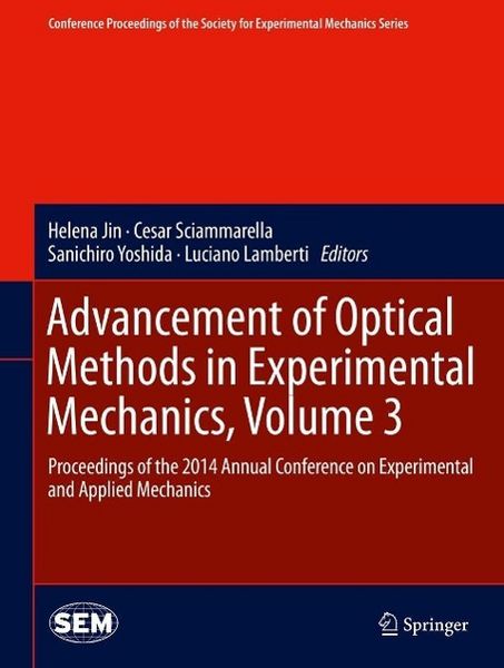 Produktbild: Advancement of Optical Methods in Experimental Mechanics, Volume 3