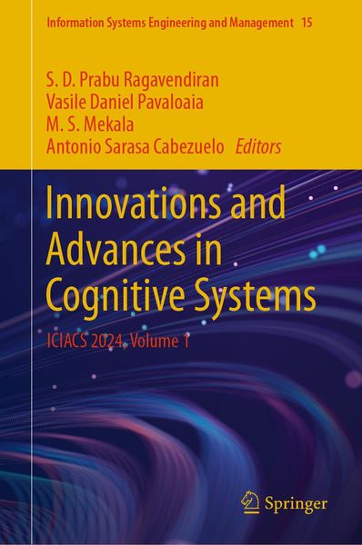 Produktbild: Innovations and Advances in Cognitive Systems
