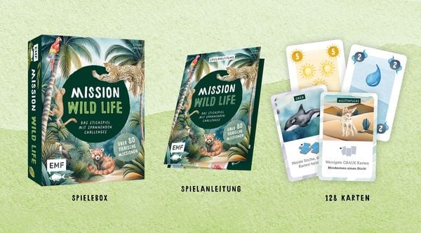 Produktbild: Kartenspiel: Mission: Wild Life