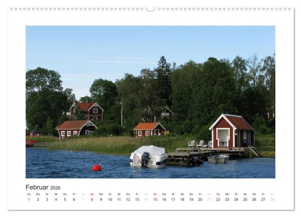 Produktbild: Stockholmer Sch&auml;rengarten (Wandkalender 2026 DIN A2 quer), CALVENDO Monatskalender