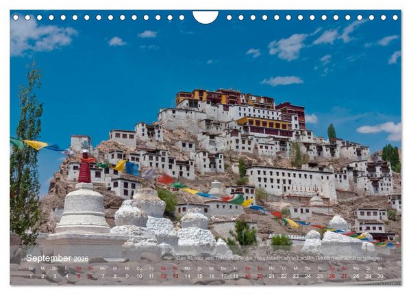 Produktbild: Buddhistische Kl&ouml;ster im Himalaya (Wandkalender 2026 DIN A4 quer), CALVENDO Monatskalender