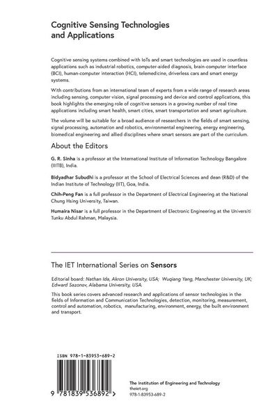 Produktbild: Cognitive Sensing Technologies and Applications