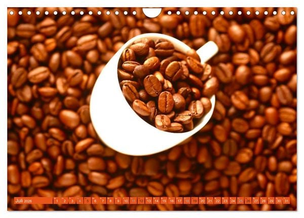 Produktbild: Kaffee (Wandkalender 2026 DIN A4 quer), CALVENDO Monatskalender