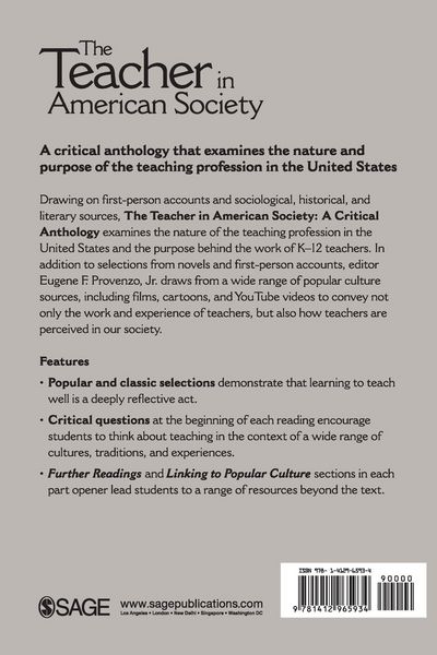Produktbild: The Teacher in American Society