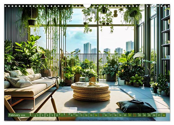 Produktbild: Nature Feeling - Urban Jungle (Wall Calendar 2026 DIN A3 landscape), CALVENDO 12 Month Wall Calendar