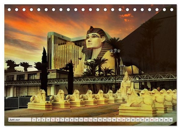 Produktbild: Las Vegas, Stadt der wahr gewordenen Tr&auml;ume (Tischkalender 2027 DIN A5 quer), CALVENDO Monatskalender