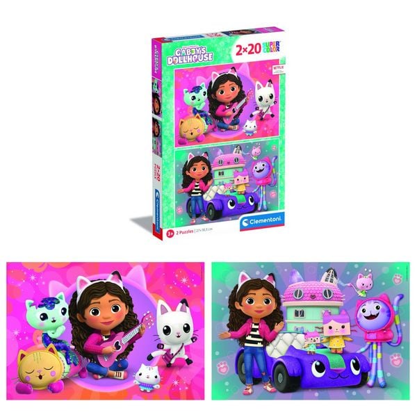 Puzzles GABBY'S DOLLHOUSE 2x20 Teile