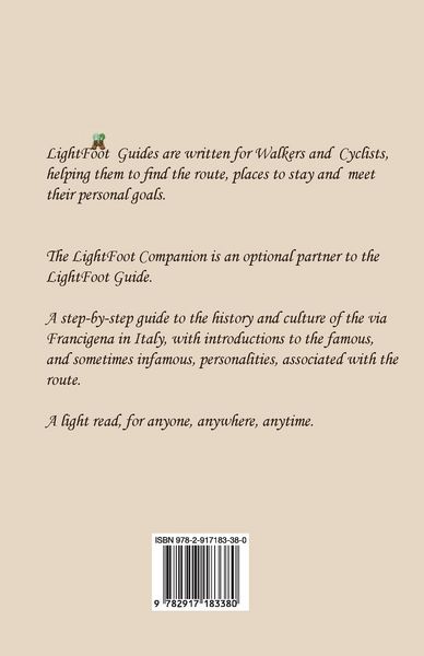 Produktbild: The LightFoot Companion to the via Francigena Italy