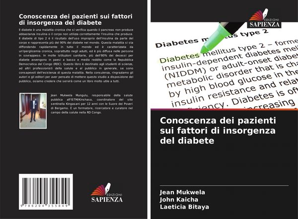 Produktbild: Conoscenza dei pazienti sui fattori di insorgenza del diabete