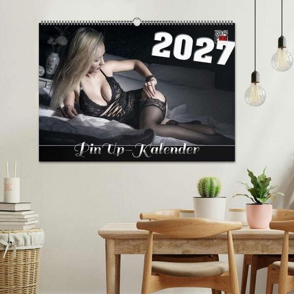 Produktbild: PinUp-Kalender 2027 (Wandkalender 2027 DIN A2 quer), CALVENDO Monatskalender