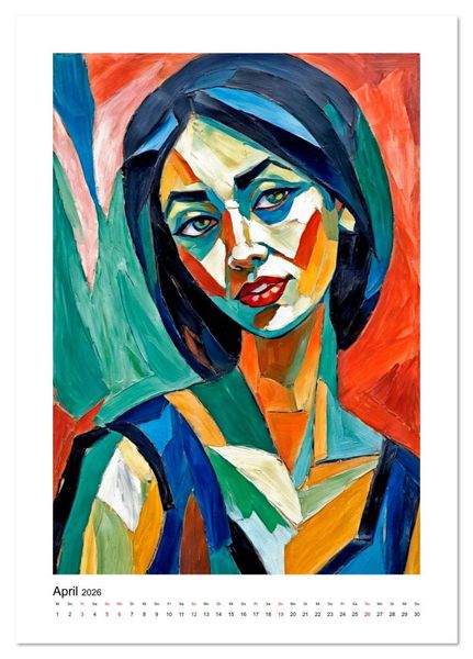 Produktbild: Expressionistische Ans&auml;tze in der Kunst der Moderne (Tischkalender 2026 DIN A5 hoch), CALVENDO Monatskalender