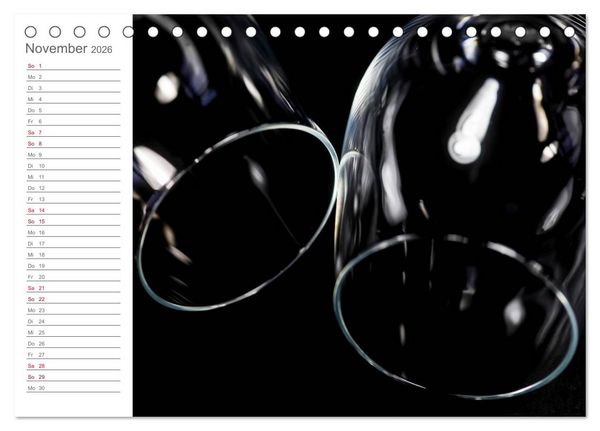 Produktbild: Wein (Tischkalender 2026 DIN A5 quer), CALVENDO Monatskalender