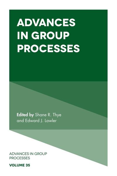 Produktbild: Advances in Group Processes