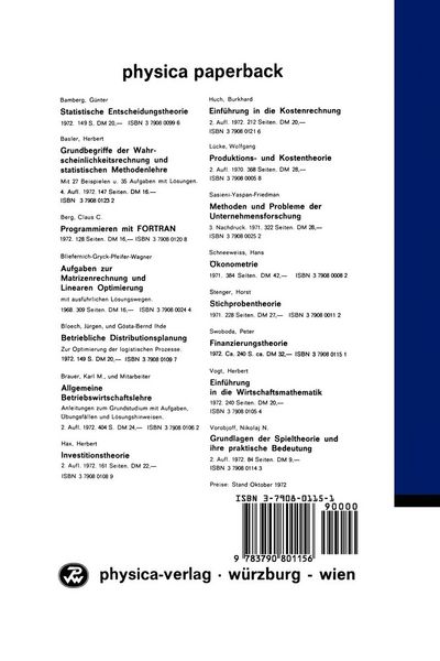 Produktbild: Finanzierungstheorie