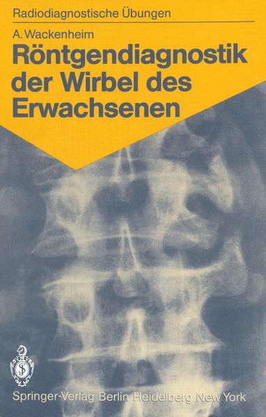 Produktbild: R&ouml;ntgendiagnostik der Wirbel des Erwachsenen