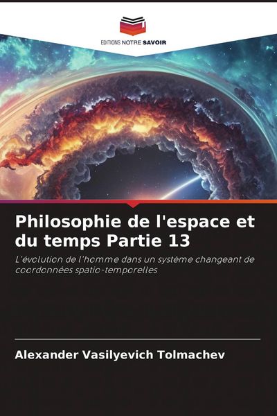 Produktbild: Philosophie de l'espace et du temps Partie 13