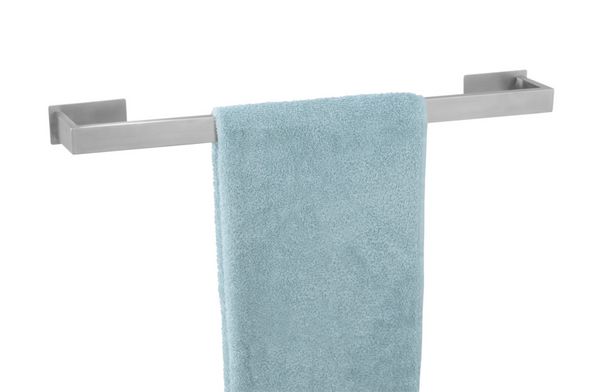 Produktbild: Turbo-Loc&reg; Badetuchstange Uno Mod. Genova Matt 60 cm, Befestigen ohne bohren mit Klebepad-System
