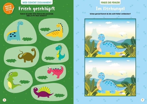 Produktbild: Mein bunter XXL-Ferienspa&szlig;: Dinos und Ritter &ndash; 3 Kreativb&uuml;cher im Bundle