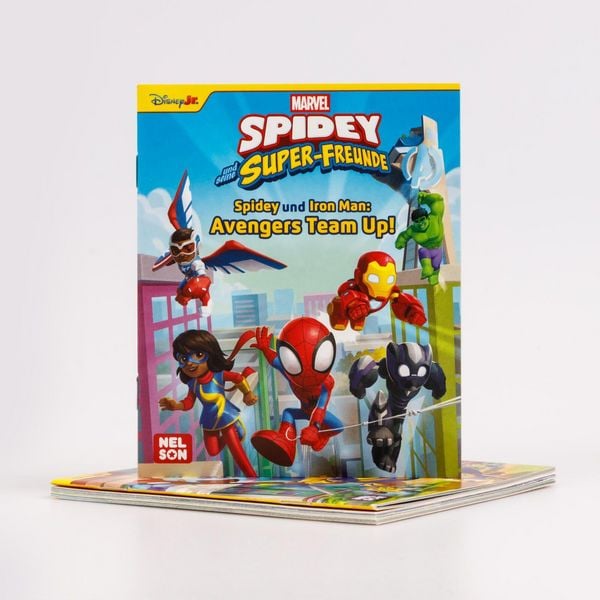 Produktbild: Nelson Mini-B&uuml;cher: 4er MARVEL Team Up! 1-4