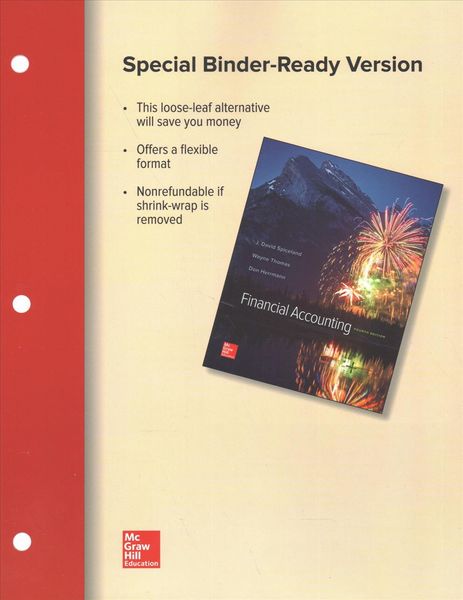 Produktbild: Loose Leaf For Financial Accou