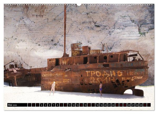 Produktbild: Schiffswracks - morbide Sch&ouml;nheiten (Wandkalender 2026 DIN A2 quer), CALVENDO Monatskalender