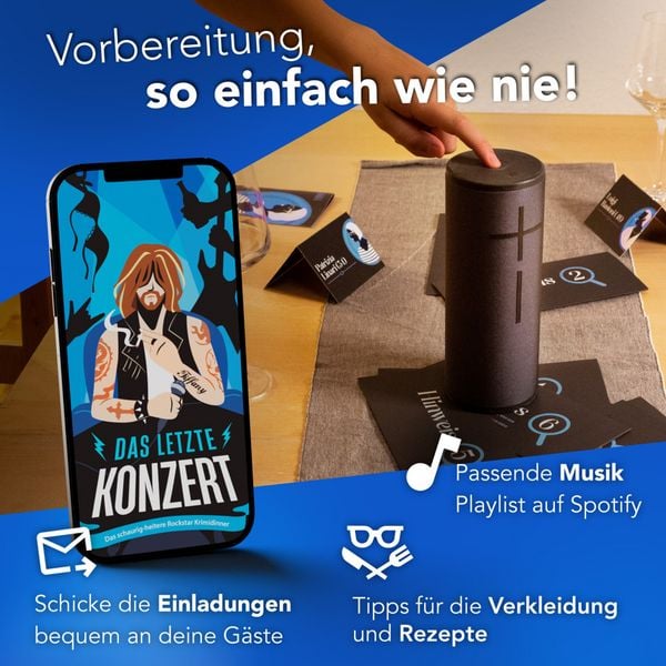 Produktbild: CRIMECASES Krimidinner: Das letzte Konzert
