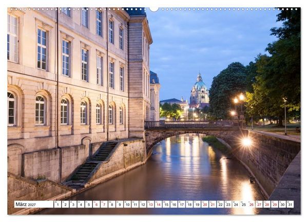 Produktbild: Hannover - Momente einer Reise (hochwertiger Premium Wandkalender 2027 DIN A2 quer), Kunstdruck in Hochglanz