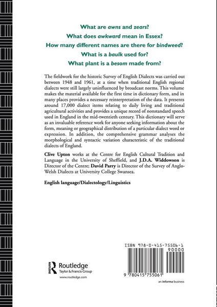 Produktbild: Survey of English Dialects