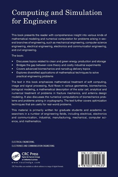 Produktbild: Computing and Simulation for Engineers