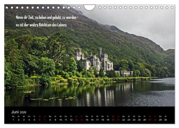 Produktbild: Irland - Irische Segensw&uuml;nsche (Wandkalender 2026 DIN A4 quer), CALVENDO Monatskalender