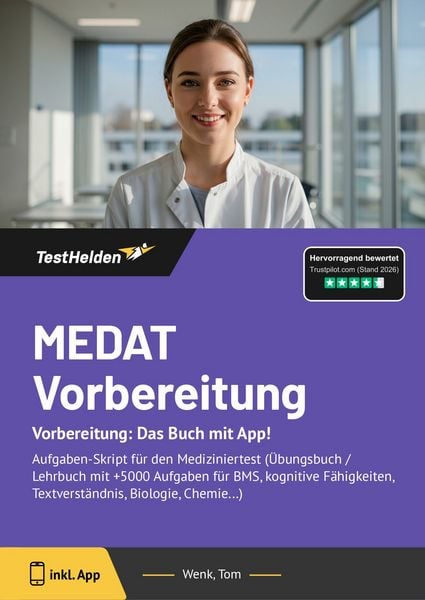 Produktbild: MEDAT Vorbereitung: Vorbereitung: Das Buch mit App!
