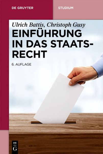 Produktbild: Einf&uuml;hrung in das Staatsrecht