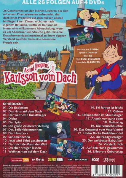 Produktbild: Karlsson vom Dach - Die komplette Serie [4 DVDs]