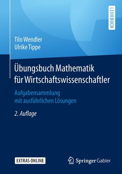 Produktbild: &Uuml;bungsbuch Mathematik f&uuml;r Wirtschaftswissenschaftler