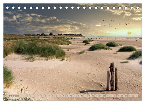 Produktbild: Nordsee-Urlaub (Tischkalender 2026 DIN A5 quer), CALVENDO Monatskalender